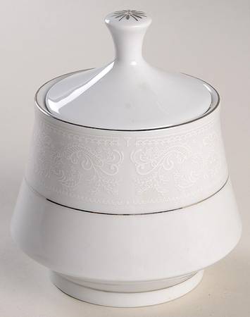 Crochet Sugar Bowl & Lid
