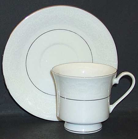 Crochet Footed Cup & Saucer Set