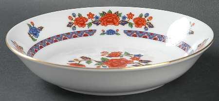 Old Imari Coupe Soup Bowl