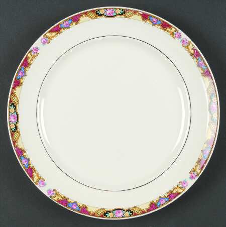 CRO29 Luncheon Plate by Crooksville