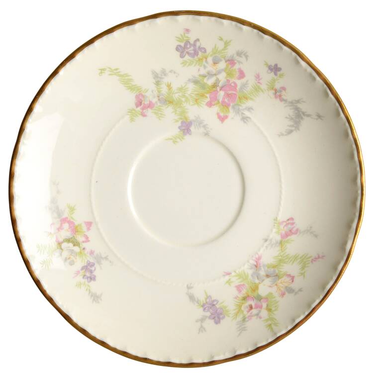Spring Blossom Saucer for Footed Cup