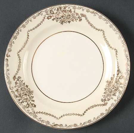 25007 Bread & Butter Plate by Crown Potteries