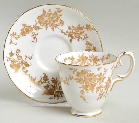 Aristocrat Footed Demitasse Cup & Saucer Set