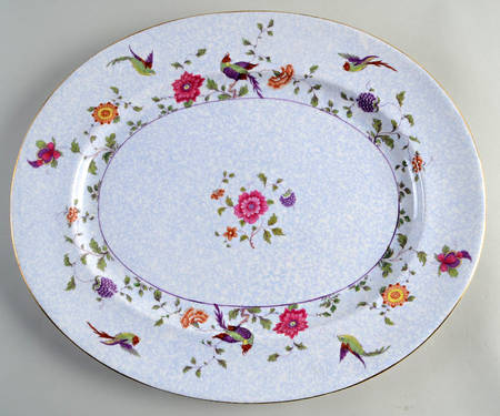 Bird of Paradise 15" Oval Serving Platter