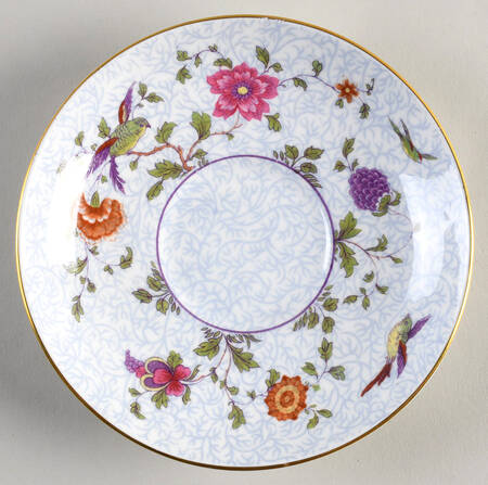 Bird of Paradise Saucer for Footed Cup