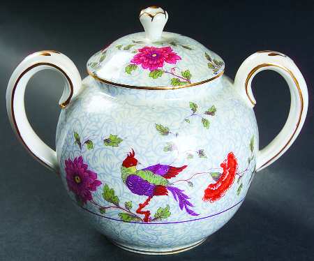 Bird of Paradise Sugar Bowl & Lid