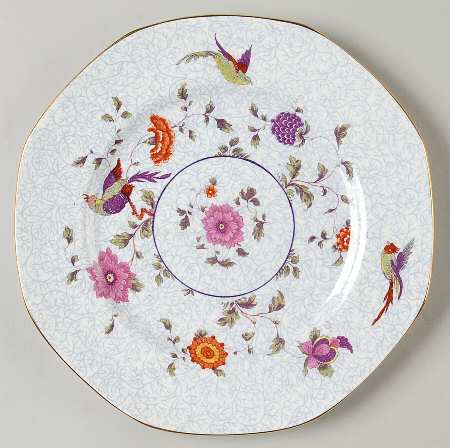 Bird of Paradise Octagonal Luncheon Plate