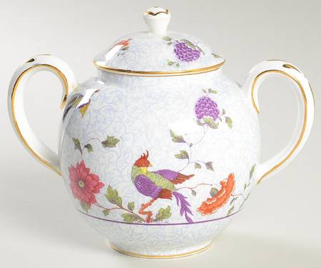 Bird of Paradise Sugar Bowl & Lid