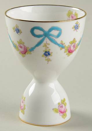Blue Bow Double Egg Cup