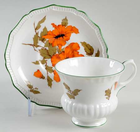 Camelot Footed Cup & Saucer Set