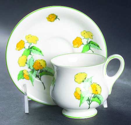 Cornwall Footed Demitasse Cup & Saucer Set