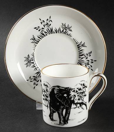 CRS3 Flat Demitasse Cup & Saucer Set