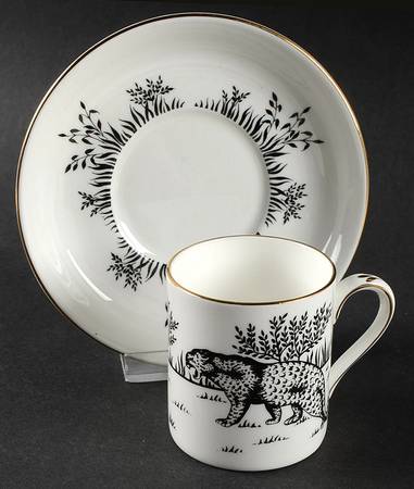 CRS3 Flat Demitasse Cup & Saucer Set