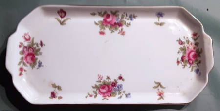 Dresden Spray 10" Sandwich Tray