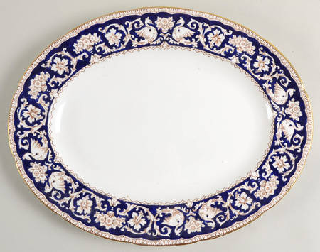 Ellesmere Cobalt Blue 13" Oval Serving Platter