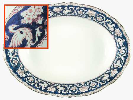 Ellesmere Cobalt Blue 10" Oval Vegetable Bowl