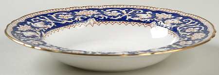 Ellesmere Cobalt Blue Rim Soup Bowl