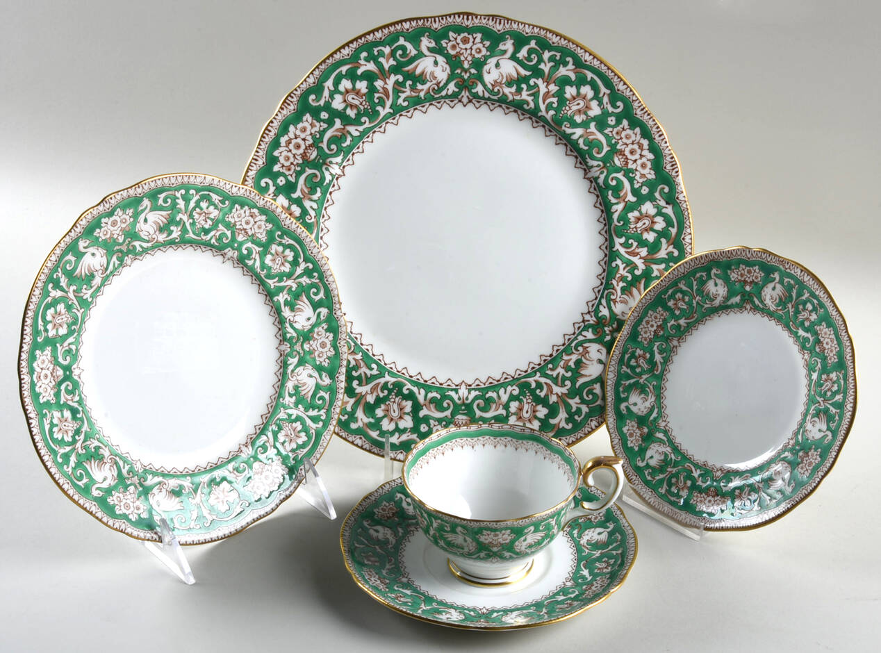 Ellesmere Green 5 Piece Place Setting