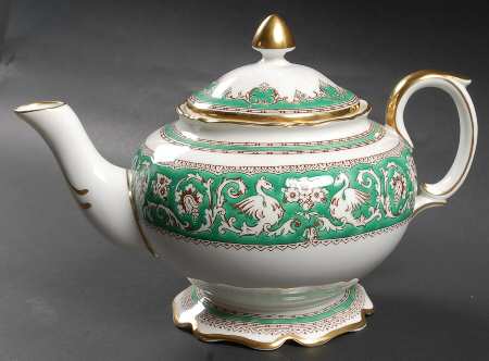 Ellesmere Green Teapot & Lid