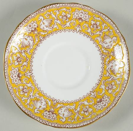 Ellesmere Yellow (Gold Trim) Saucer