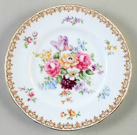 England's Bouquet Salad Plate