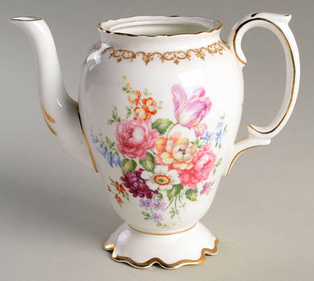 England's Bouquet Mini Coffee Pot No Lid
