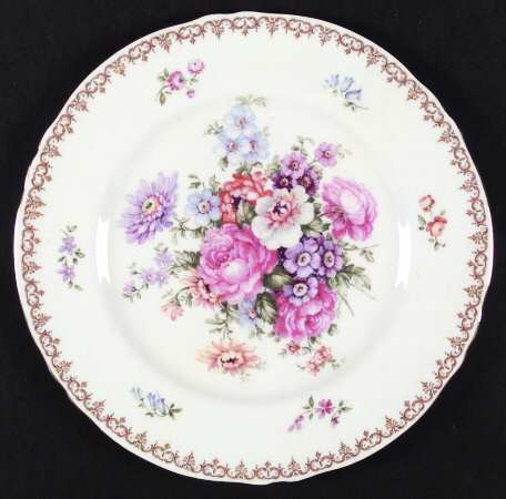 England's Bouquet Dinner Plate
