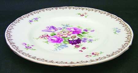 England's Bouquet Luncheon Plate
