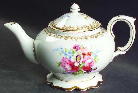 England's Bouquet Teapot & Lid