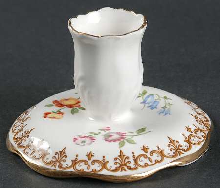 England's Bouquet Double Light Candlestick