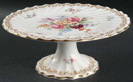 England's Bouquet Round Compote (Height X Width)