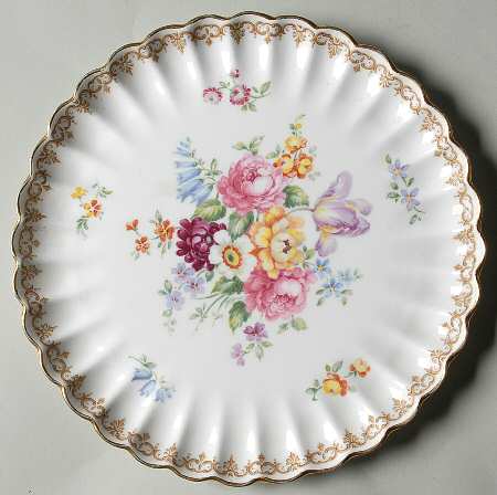 England's Bouquet Cookie Plate