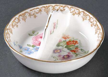 England's Bouquet Silver Tray