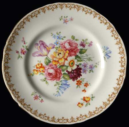 England's Bouquet Salad Plate