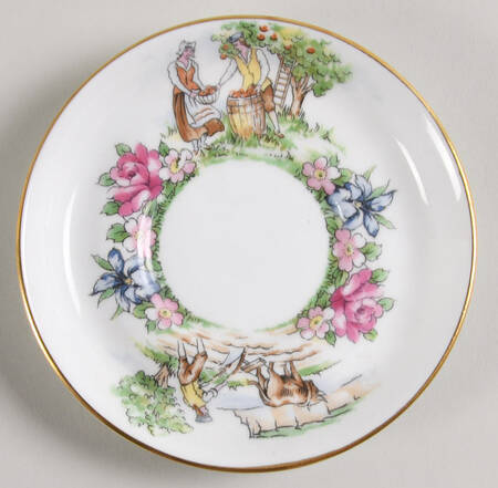Evangeline's Arcadian Gardens Saucer for Demitasse Cup