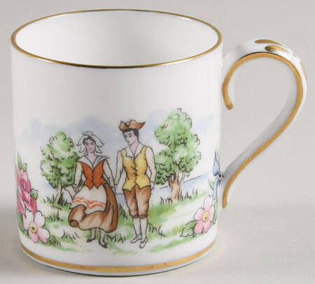 Evangeline's Arcadian Gardens Flat Demitasse Cup