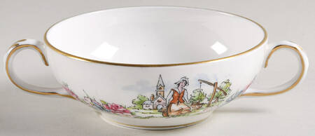Evangeline's Arcadian Gardens Cream Soup Bowl