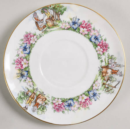 Evangeline's Arcadian Gardens Saucer for Cream Soup Bowl