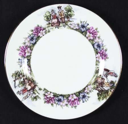 Evangeline's Arcadian Gardens Bread & Butter Plate