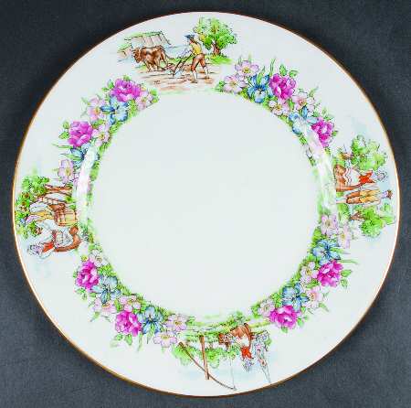 Evangeline's Arcadian Gardens Dinner Plate