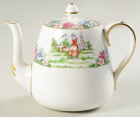 Evangeline's Arcadian Gardens Teapot & Lid
