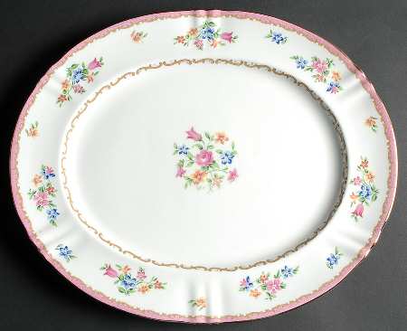 F16165 15" Oval Serving Platter