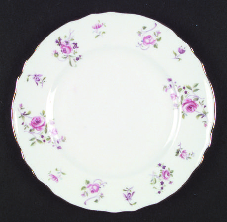 English Rosebud Salad Plate