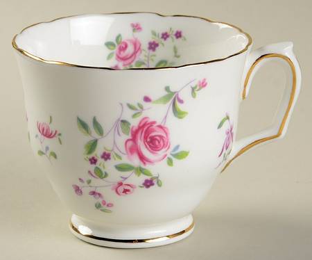 English Rosebud Footed Cup