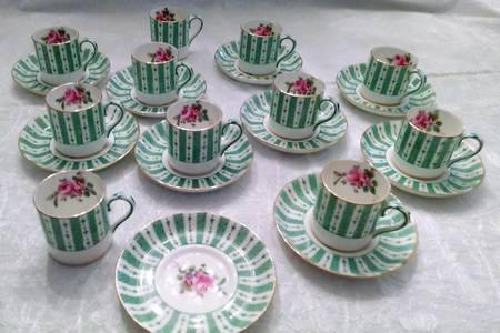 F9403 Flat Demitasse Cup & Saucer Set
