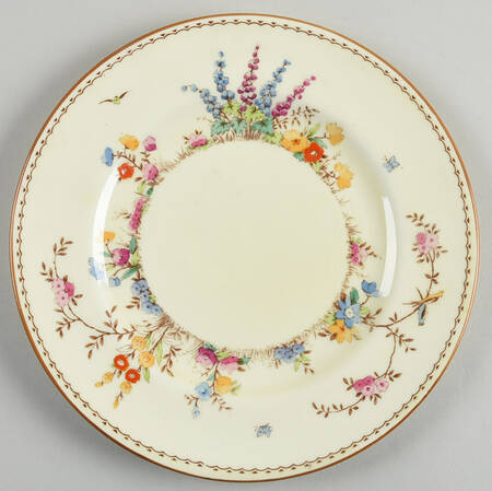 Flower Garden Salad Plate