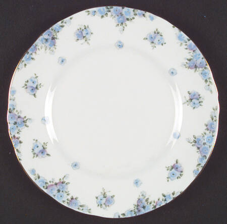 Forget Me Not Salad Plate