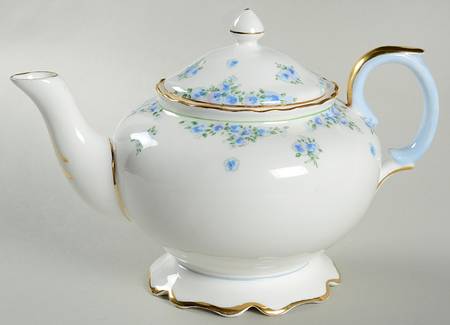Forget Me Not Teapot & Lid