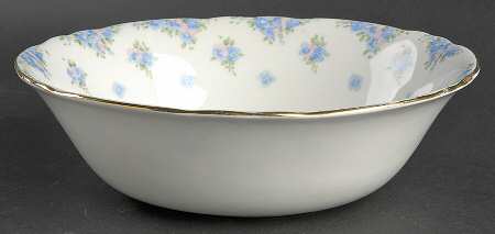 Forget Me Not 8" Round Vegetable Bowl