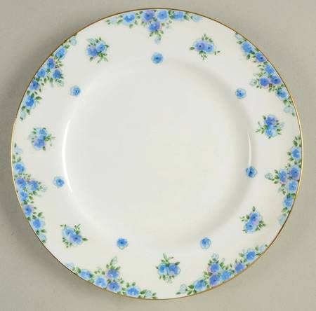 Forget Me Not Luncheon Plate